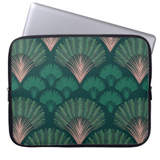 Ravenala madagascariensis naadloos patroon. Vintag Laptop Sleeve