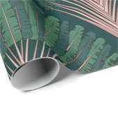 Ravenala madagascariensis seamless pattern. Vintag Cadeaupapier (Rol Hoek)