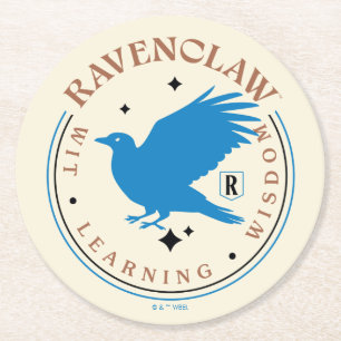 RAVENCLAW™ Blauwe Adelaar Huis Trots Badge Ronde Kartonnen Onderzetter