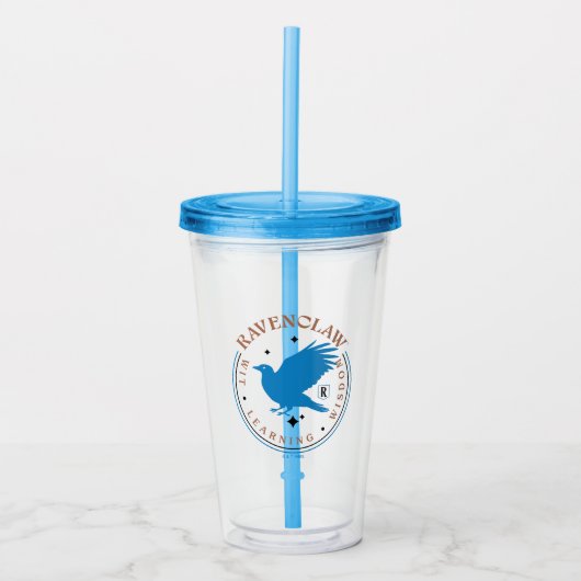 RAVENCLAW™ Blue Eagle House Pride Badge Acryl Drinkbeker (Voorkant)