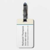 RAVENCLAW™ Blue Eagle House Pride Badge Bagagelabel (Achterkant verticaal)