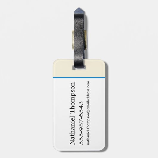 RAVENCLAW™ Blue Eagle House Pride Badge Bagagelabel (Achterkant verticaal)