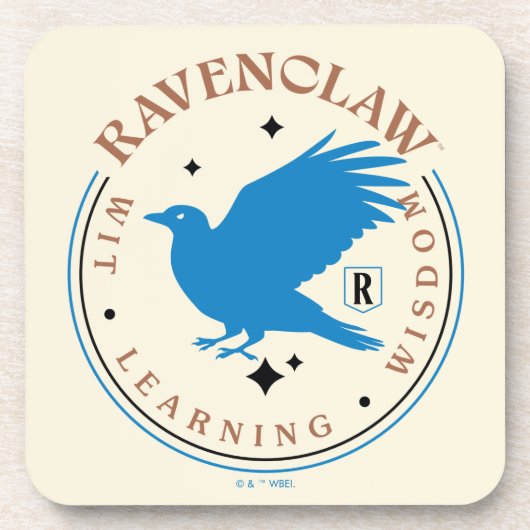 RAVENCLAW™ Blue Eagle House Pride Badge Bier Onderzetter (Voorkant)