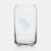 RAVENCLAW™ Blue Eagle House Pride Badge Blikvorm Glas (Achterkant)
