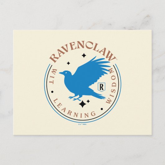 RAVENCLAW™ Blue Eagle House Pride Badge Briefkaart (Voorkant)
