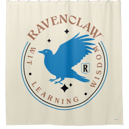 RAVENCLAW™ Blue Eagle House Pride Badge Douchegordijn (Voorkant)