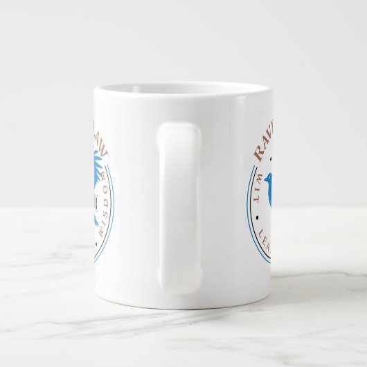 RAVENCLAW™ Blue Eagle House Pride Badge Grote Koffiekop (Achterkant)