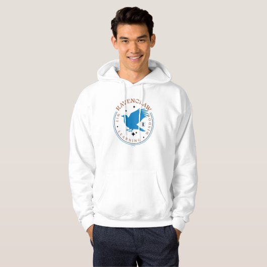 RAVENCLAW™ Blue Eagle House Pride Badge Hoodie (Voorkant volledig)