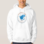 RAVENCLAW™ Blue Eagle House Pride Badge Hoodie (Voorkant)