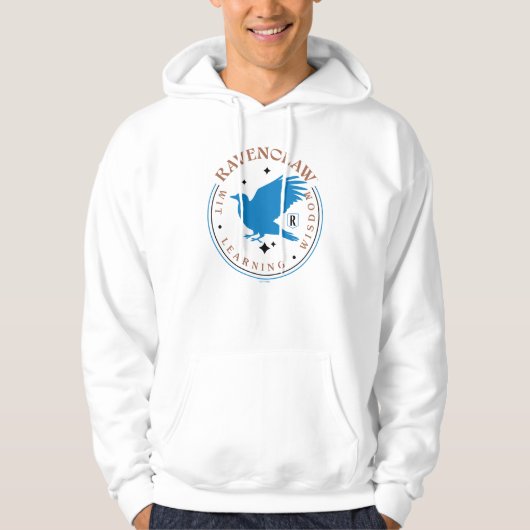RAVENCLAW™ Blue Eagle House Pride Badge Hoodie (Voorkant)
