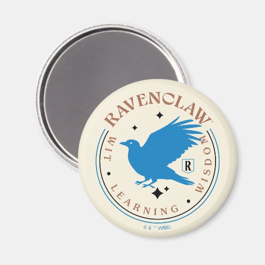 RAVENCLAW™ Blue Eagle House Pride Badge Magneet (Voorkant / Achterkant)