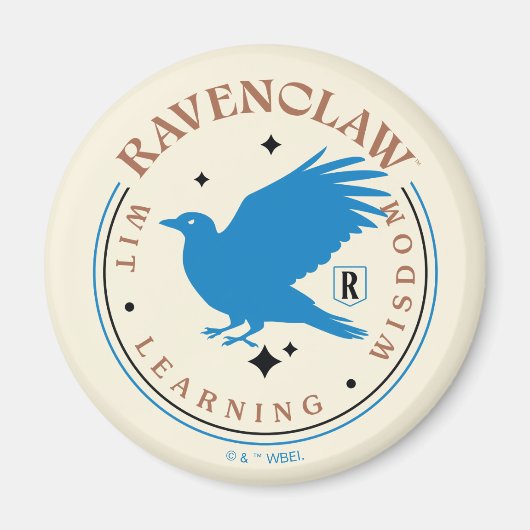 RAVENCLAW™ Blue Eagle House Pride Badge Magneet (Voorkant)