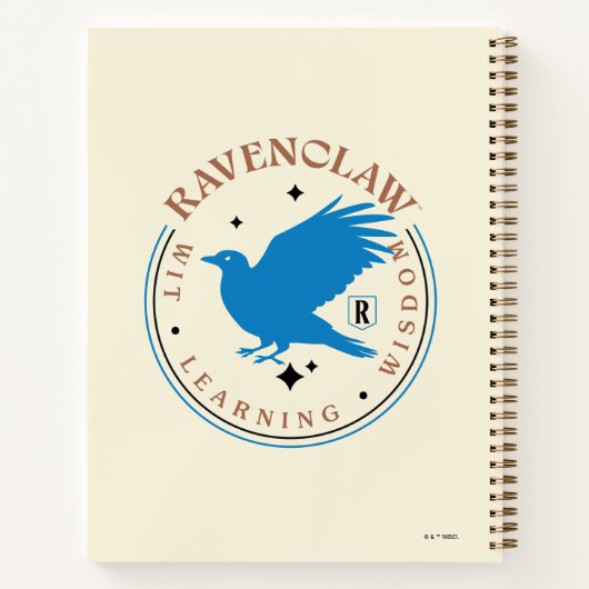 RAVENCLAW™ Blue Eagle House Pride Badge Notitieboek (Achterkant)
