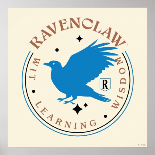 RAVENCLAW™ Blue Eagle House Pride Badge Poster (Voorkant)