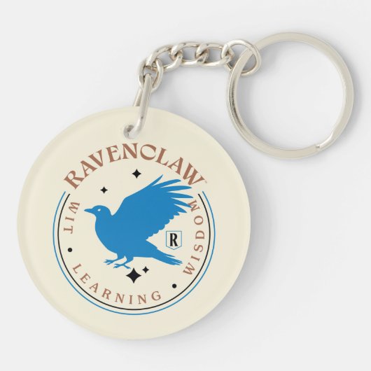 RAVENCLAW™ Blue Eagle House Pride Badge Sleutelhanger (Achterkant)