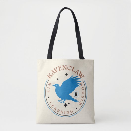 RAVENCLAW™ Blue Eagle House Pride Badge Tote Bag (Voorkant)