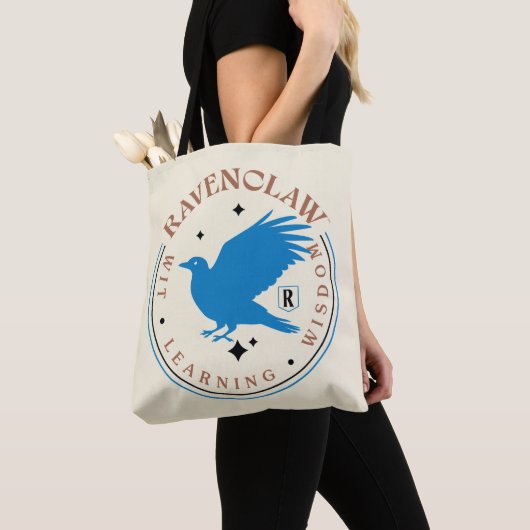 RAVENCLAW™ Blue Eagle House Pride Badge Tote Bag (Dichtbij)