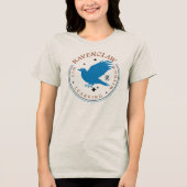 RAVENCLAW™ Blue Eagle House Pride Badge Tri-Blend Shirt (Voorkant)