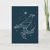 RAVENCLAW™-constellatie Grafisch Feestdagen Kaart (Voorkant)