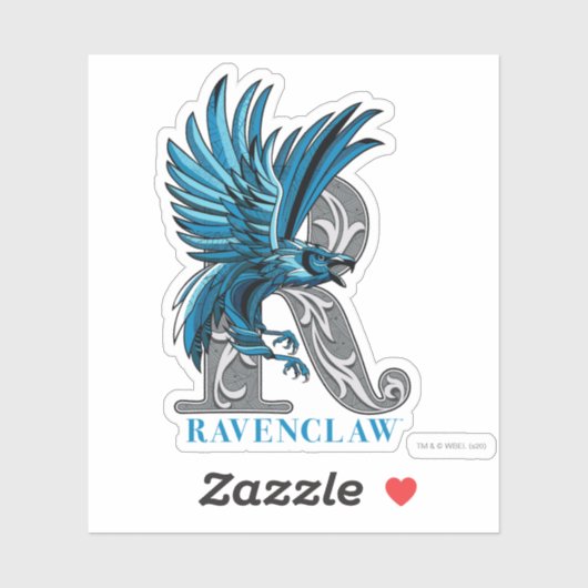 RAVENCLAW™ Crosshatched Embleem Sticker (Vel)