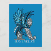 RAVENCLAW™ Crosshatched Emblem Uitnodiging Briefkaart (Voorkant)