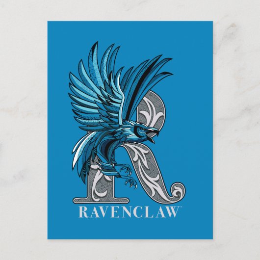 RAVENCLAW™ Crosshatched Emblem Uitnodiging Briefkaart (Voorkant)