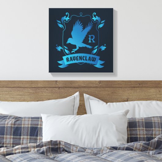 RAVENCLAW™ House Crest Canvas Afdruk (Insitu (Slaapkamer))