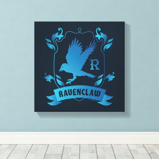 RAVENCLAW™ House Crest Canvas Afdruk (Insitu (Houten vloer))