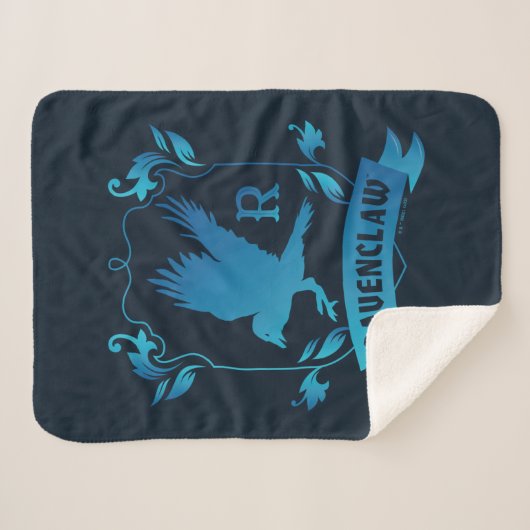  RAVENCLAW™ House Crest Sherpa Deken (Voorkant (horizontaal))