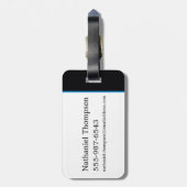 RAVENCLAW™ House Double Eagle Diadeem Graphic Bagagelabel (Achterkant verticaal)