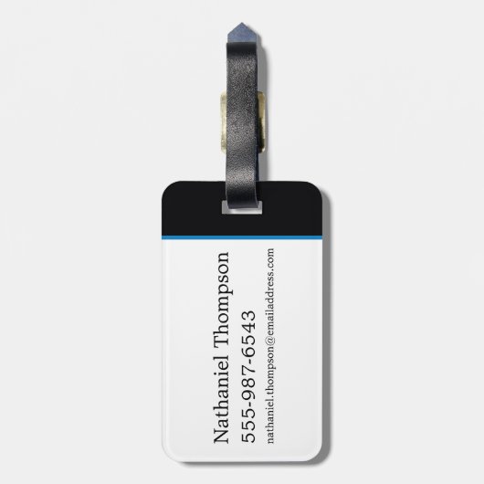 RAVENCLAW™ House Double Eagle Diadeem Graphic Bagagelabel (Achterkant verticaal)