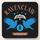 RAVENCLAW™ House Double Eagle Diadeem Graphic Bier Onderzetter (Voorkant)