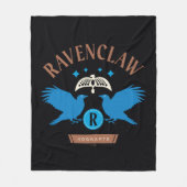 RAVENCLAW™ House Double Eagle Diadeem Graphic Fleece Deken (Voorkant)