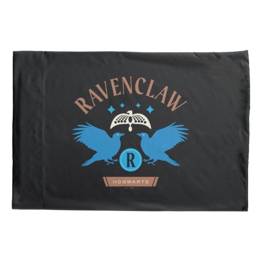 RAVENCLAW™ House Double Eagle Diadeem Graphic Kussensloop (Achterkant)