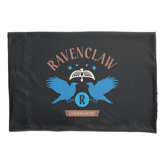 RAVENCLAW™ House Double Eagle Diadeem Graphic Kussensloop (Voorkant)