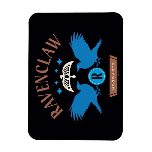 RAVENCLAW™ House Double Eagle Diadeem Graphic Magneet (Verticaal)