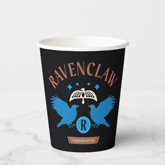 RAVENCLAW™ House Double Eagle Diadeem Graphic Papieren Bekers (Achterkant)