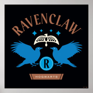 RAVENCLAW™ House Double Eagle Diadeem Graphic Poster