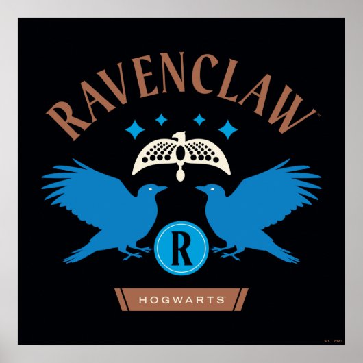 RAVENCLAW™ House Double Eagle Diadeem Graphic Poster (Voorkant)