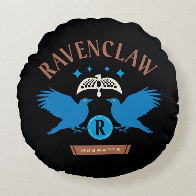 RAVENCLAW™ House Double Eagle Diadeem Graphic Rond Kussen (Voorkant)