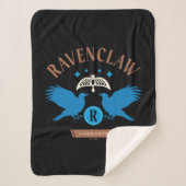 RAVENCLAW™ House Double Eagle Diadeem Graphic Sherpa Deken (Voorkant)