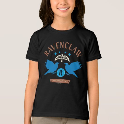 RAVENCLAW™ House Double Eagle Diadem Graphic Tri-Blend Shirt (Voorkant)
