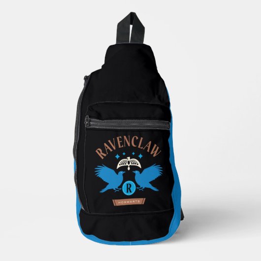 RAVENCLAW™ Huis Dubbele Adelaar Diadeem Grafisch Sling Bag (Voorkant)