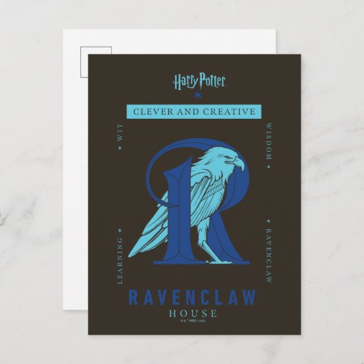 RAVENCLAW™ Huis Slim en Creatief Briefkaart (Voorkant / Achterkant)