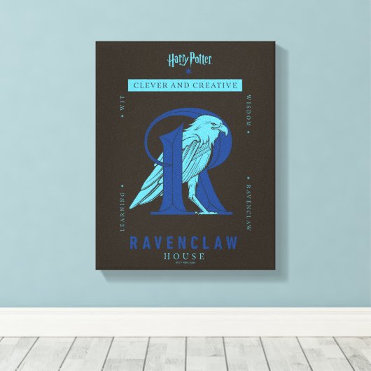 RAVENCLAW™ Huis Slim en Creatief Canvas Afdruk (Insitu (Houten vloer))