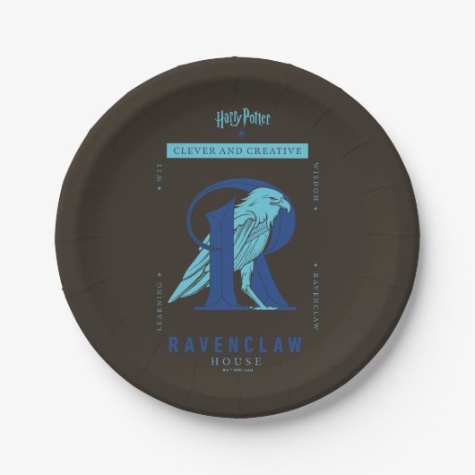 RAVENCLAW™ Huis Slim en Creatief Papieren Bordje (Voorkant)