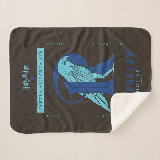RAVENCLAW™ Huis Slim en Creatief Sherpa Deken (Voorkant (horizontaal))