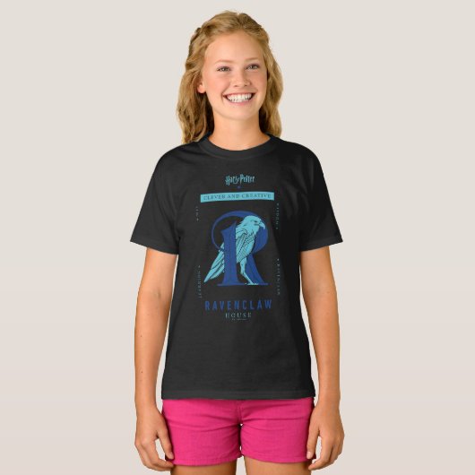 RAVENCLAW™ Huis Slim en Creatief T-shirt (Voorkant volledig)