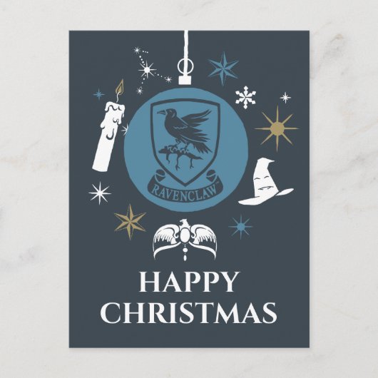 RAVENCLAW™ Kerst Bal Grafisch Feestdagenkaart (Voorkant)