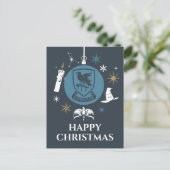 RAVENCLAW™ Kerstbal Grafiek Feestdagenkaart (Staand voorkant)
